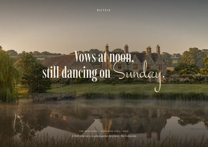 The brochure's cover